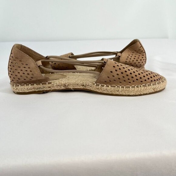 Eileen Fisher Lee 2 Slip On Espadrille Size 8 Latte Jute Foodbed - Picture 6 of 11